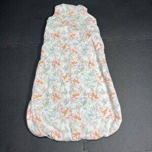 Floral Baby Sleeping Bag 12-18 Months 100% Cotton & Recycled Polyester Wadding T